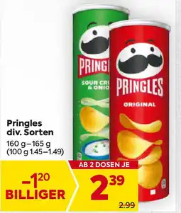 Billa Pringles div. sorten Angebot