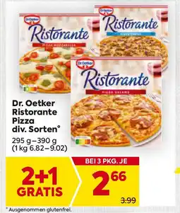 Billa Dr. Oetker Ristorante Pizza div. Sorten Angebot