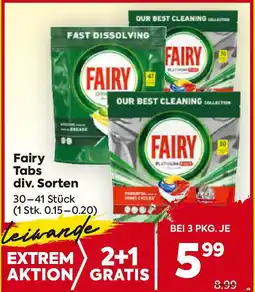 Billa Fairy tabs div. sorten Angebot