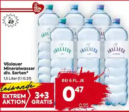 Billa Vöslauer mineralwasser div. sorten Angebot