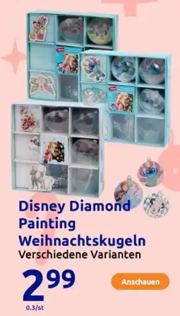 Action Disney diamond painting weihnachtskugeln Angebot