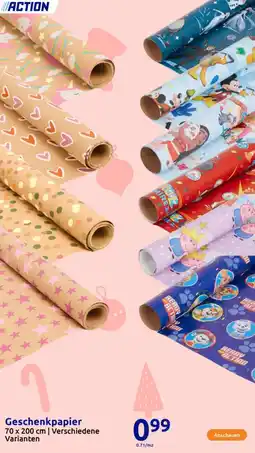 Action Geschenkpapier Angebot