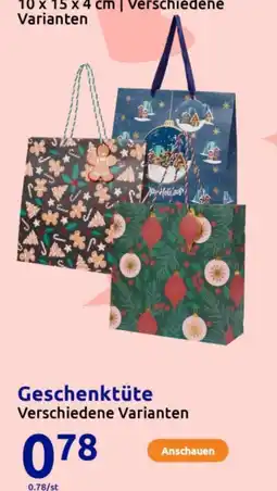Action Geschenktüte Angebot
