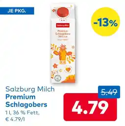 T&G Salzburg milch premium schlagobers Angebot