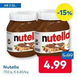 T&G Nutella Angebot