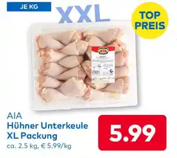 T&G Αια hühner unterkeule xl packung Angebot