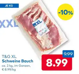 T&G T&G XL Schweine Bauch Angebot