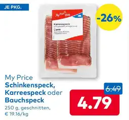 T&G My price schinkenspeck, karreespeck oder bauchspeck Angebot
