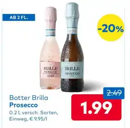 T&G Botter brilla prosecco Angebot
