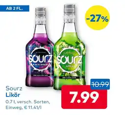 T&G Sourz Likör Angebot