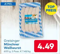 T&G Greisinger münchner weißwurst Angebot