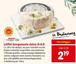 Interspar Löffel gorgonzola dolce d.o.p. Angebot