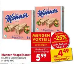 Interspar Manner neapolitaner Angebot
