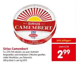 Interspar Sirius Camembert Angebot