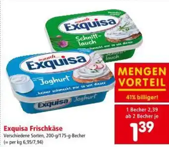Interspar Exquisa frischkäse Angebot