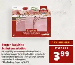Interspar Berger Exquisite Schinkenvariation Angebot
