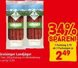 Interspar Greisinger Landjäger Angebot