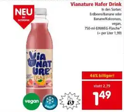 Interspar Vianature Hafer Drink Angebot