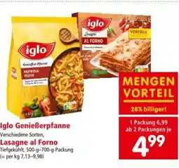 Interspar Iglo Genießerpfanne Angebot