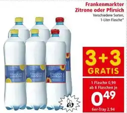 Interspar Frankenmarkter zitrone oder pfirsich Angebot