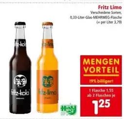 Interspar Fritz limo Angebot