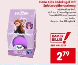 Interspar Isana Kids Badekugel mit Spielzeugüberaschung Angebot