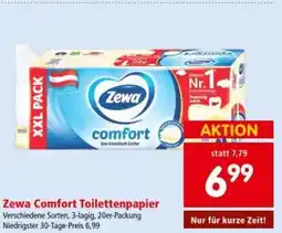Interspar Zewa Comfort Toilettenpapier Angebot