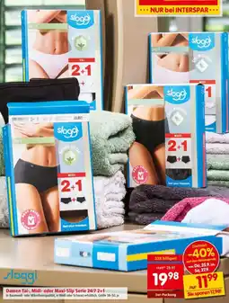 Interspar Damen Tai-, Midi- oder Maxi-Slip Serie 24/7 2+1 Angebot