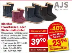 Interspar Blackfox Erwachsenen- oder Kinder-Halbstiefel Angebot