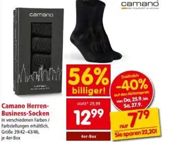 Interspar Camano Herren- Business-Socken Angebot