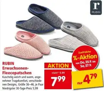 Interspar Rubin erwachsenen- fleecepatschen Angebot