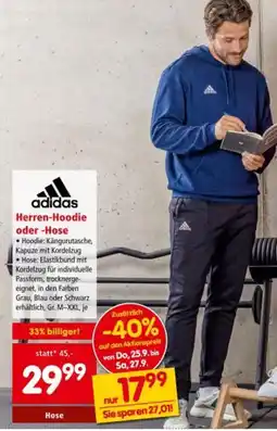 Interspar Adidas herren-hoodie oder -hose Angebot