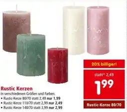 Interspar Rustic Kerzen Angebot