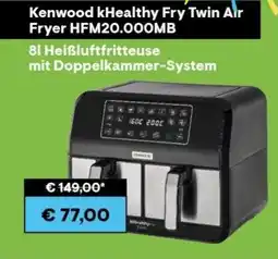 0815 Kenwood khealthy fry twin air fryer hfm20.000mb Angebot