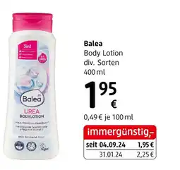 dm Balea Body Lotion Angebot