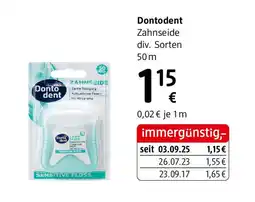 dm Dontodent Zahnseide Angebot