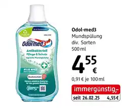 dm Odol-med3 Mundspülung Angebot