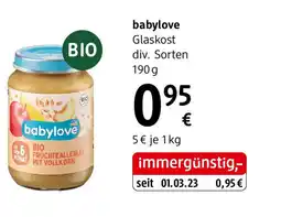 dm babylove Glaskost Angebot