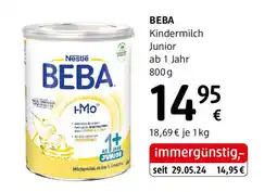 dm BEBA Kindermilch Junior ab Angebot