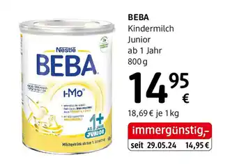 dm BEBA Kindermilch Junior ab Angebot