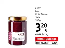 dm Lutz bio rote rüben salat Angebot