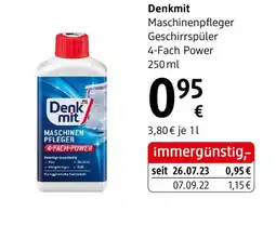 dm Denk mit maschinenpfleger geschirrspüler 4-Fach Power Angebot