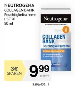 Bipa Neutrogena collagen bank Feuchtigkeitscreme Angebot