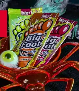 Woolworth Becky's Big Foot Stielbonbon Angebot