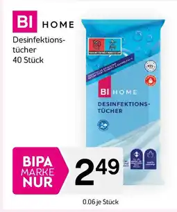 Bipa Desinfektions tücher Angebot