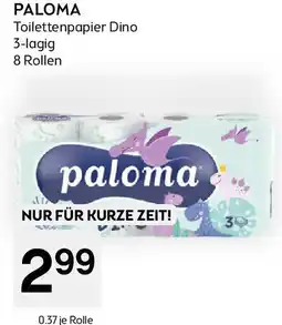 Bipa Paloma toilettenpapier dino Angebot