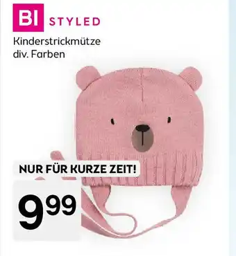 Bipa Kinderstrickmütze Angebot