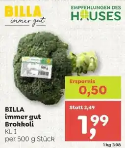ADEG Billa immer gut brokkoli Angebot