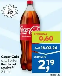 ADEG Coca-cola diu. sorten fanta od. sprite Angebot