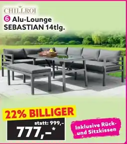 Norma Chillroi alu-lounge sebastian 14tlg. Angebot
